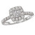 14KW ROM COM CS HALO DIA RING D7/8CTW,INC 3/8CT CS,118257-W