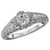 14KW PET ENGRVD MLGN DIA RING D5/8CTW, INCL 3/8CT RD
