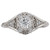 14KW RCOM ENGRVD DIA ENG RING D3/4CTW, INCL 3/8CT RD