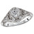 14KW RCOM ENGRVD DIA ENG RING D3/4CTW, INCL 3/8CT RD