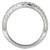 14KW ROM COM CURVED DIA BAND  ENGRV/MLGN, D1/7CTW