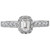14KW EM HALO VTIP DIA ENG RINGD7/8CTW, INCL 3/8CT EM