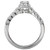 14KW EM HALO VTIP DIA ENG RINGD7/8CTW, INCL 3/8CT EM