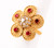 Yellow Gold Ring 21K, YGRING0022, Weight: 8.6g