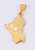 YELLOW GOLD PENDANT, 21K, Weight: 4.57g, YGPEND0138