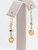 YELLOW GOLD EARRINGS, 21KT, Weight: 3.3g, YGEARRING21K0061
