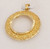 YELLOW GOLD FRAME PENDANT, 21K, Weight:6.2g, YGPEND0400