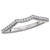 18KW ROM DIA SCALLOPED BAND   D1/10CTW