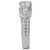 18KW ROM DOUBLE EDGED RD SEMI-MT, D1/2CTW, FITS 6.5MM RD
