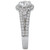 18KW ROM SPLIT SHANK DIA SEMI-MT, D3/4CTW, FIT 6.5MM RD