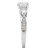 18KW ROM SEMI-MT, MILGRAINED  D1/2CTW, FITS 6.5MM RD CTR