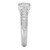 18KW ROM PAVE RD DIA SEMI-MT  D3/4CTW, FIT 7.4MM RD