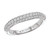 18KW ROM CURVE PAVE DIA BAND  D1/2CTW, MATCH -150, -200