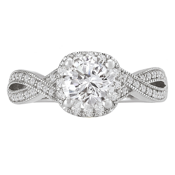 14KW ROM COM RD DIA WOVEN RINGD5/8CTW, INC 3/8CT RD,118249-W