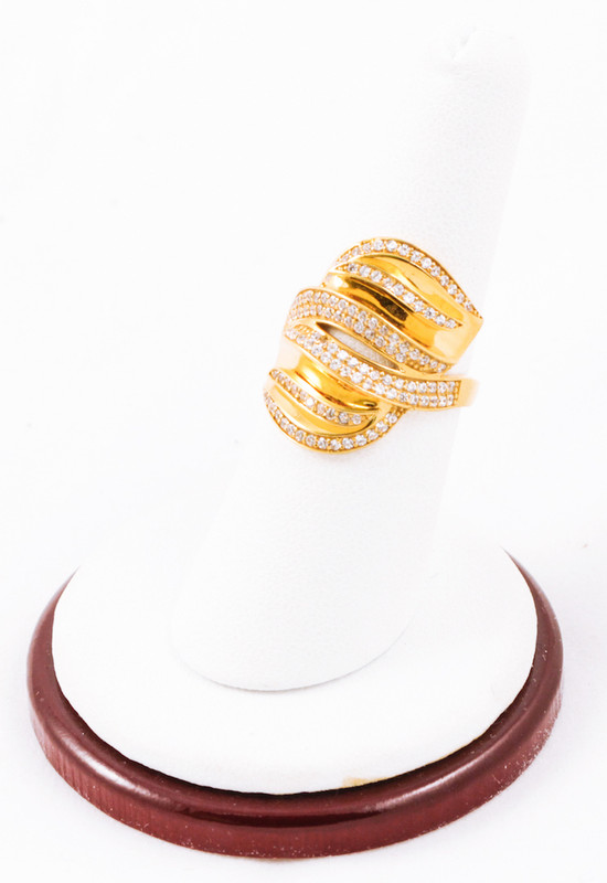 Yellow Gold Ring 21K, YGRING0057, Weight: 0g