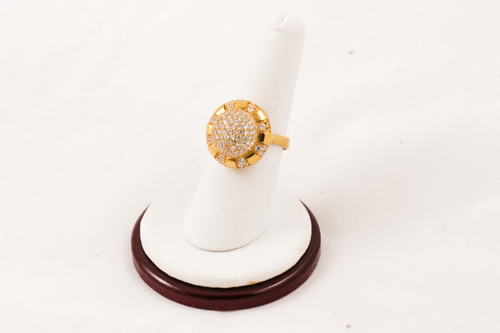 Yellow Gold Ring 21K, YGRING0058, Weight: 0g