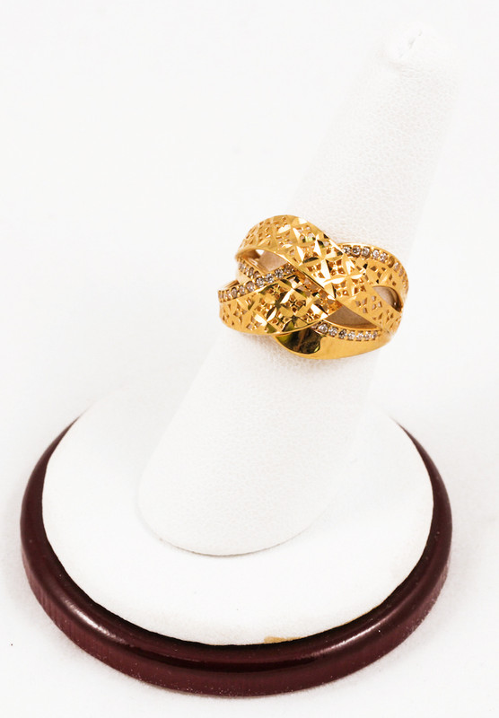 Yellow Gold Ring 21K, YGRING0107, Weight: 0g