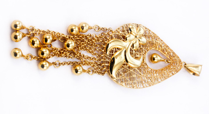 YELLOW GOLD PENDANT, 21K, Weight: 0g, YGPEND0005