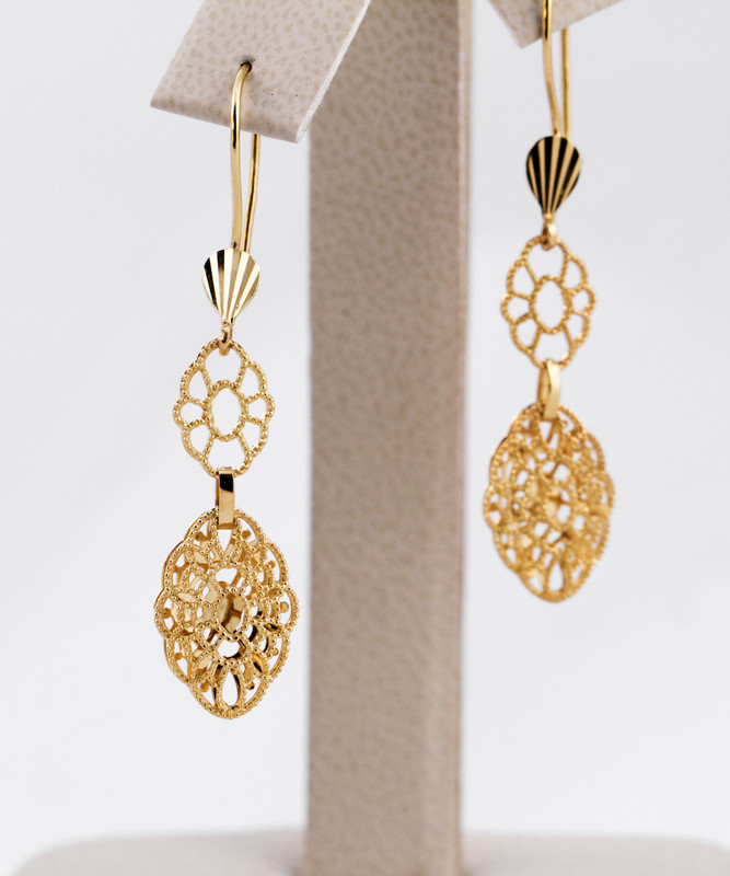 YELLOW GOLD EARRINGS, 21KT, Weight: 0g, YGEARRING21K0071