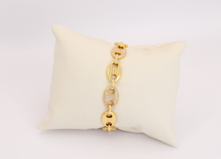 YELLOW GOLD BRACELET, 21K, Weight: 19.8g, YGBRAC351