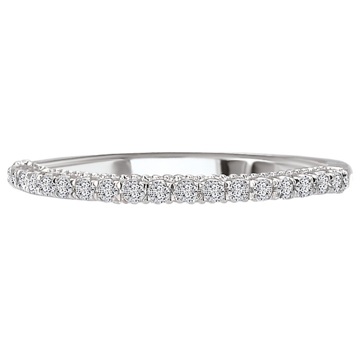 18KW ROM MICRO PAVE DIA BAND  D1/5CTW