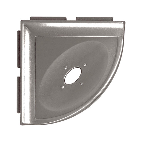 5" Lugged Corner Soap Dish Metro - Brushed Nickel Finish