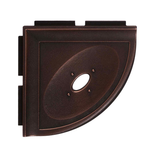 5" Lugged Corner Soap Dish Metro - Oil Rubbed Bronze Finish