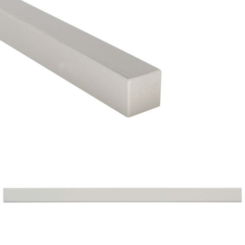 12 x .75 Inch Linear Tile Liner 12 Pack - Gray Polished