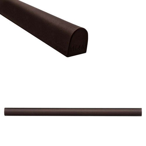 12 x .75 Inch Soho Bullnose Tile Liner 12 Pack - Oil Rubbed Bronze Finish