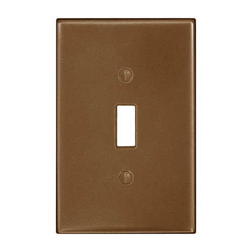 Subway Single Toggle Switch Plate  - Bronze Finish