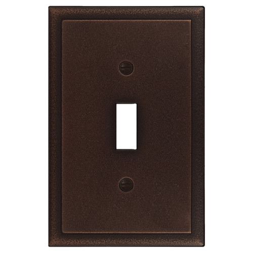 Ambient Single Toggle Switch Plate - Oil Rubbed Bronze Finish