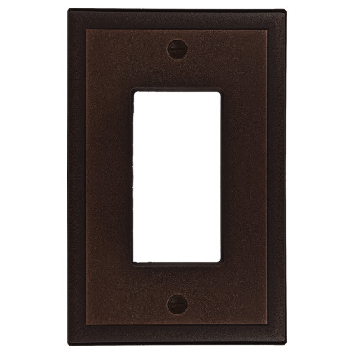 Ambient Single Rocker Switch Plate - Oil Rubbed Bronze Finish