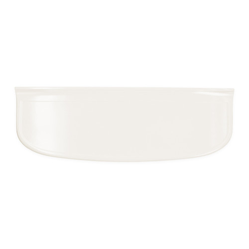 12" Floating Shelf Metro - White Polished