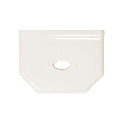 5" Floating Soap Dish Geo - White Polished