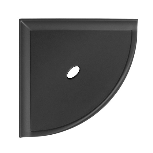 8" Wall Mounted Corner Shelf Metro - Graphite Black