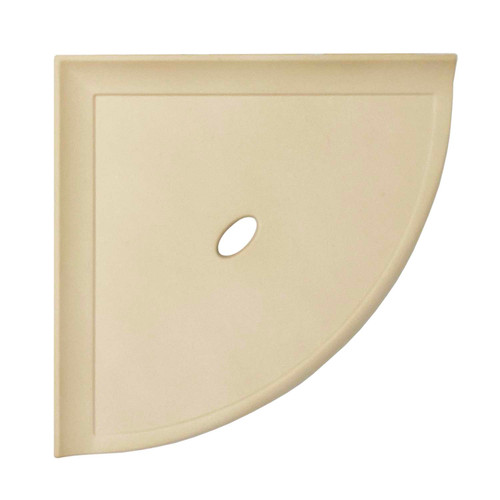 8" Wall Mounted Corner Shelf Metro - Sand Matte