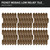 Picket Mosaic Tile Sheets 6 Pack - Bronze Finish