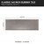 3 x 9 Inch Subway Tile 12 Pack - Brushed Nickel Finish