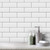 3 x 9 Inch Subway Tile 12 Pack - Bright White Polished