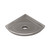 5" Lugged Corner Soap Dish Metro - Brushed Nickel Finish