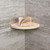 5" Lugged Corner Soap Dish Metro - Sand Matte