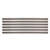 12 x .5 Inch Rope Tile Liner 6 Pack - Brushed Nickel Finish