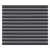 12 x .75 Inch Soho Bullnose Tile Liner 12 Pack - Graphite Black