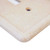 Tumbled Texture Single Toggle Switch Plate 3 Pack - Sand