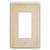 Tumbled Texture Single Rocker Switch Plate - Travertine