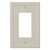 Cornice Insulated Single Decorator Switch Plate - Gray