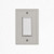 Cornice Insulated Single Decorator Switch Plate - Gray