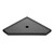 10" Wall Mounted Corner Shelf Geo - Graphite Black