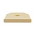 5" Floating Soap Dish Geo - Sand Matte