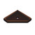 5" Wall Mounted Soap Dish Geo - Oil Rubbed Bronze Finish